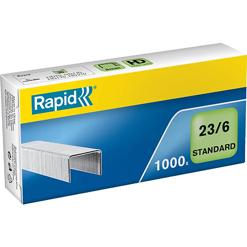 Rapid Agrafes standard 23/6, galvanisé ()