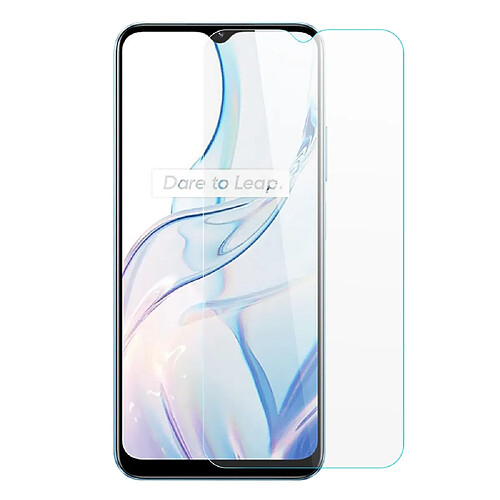 Protecteur écran en verre à haute teneur en aluminium-silicium AMORUS 9H 2.5D bord en arc, anti-rayures pour votre Realme C30s 4G - transparent