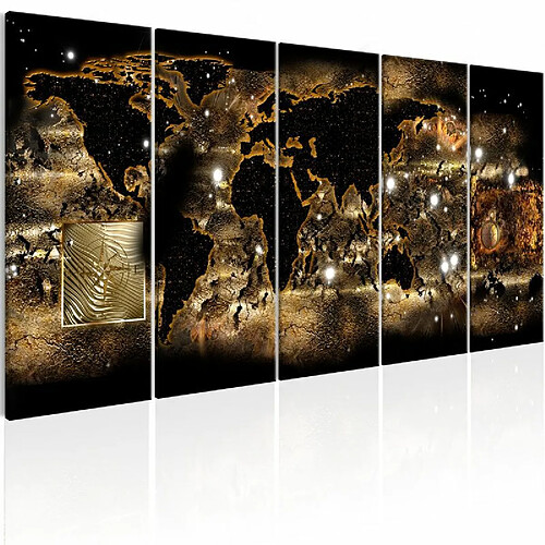 Paris Prix Tableau Imprimé World at Night 80 x 200 cm