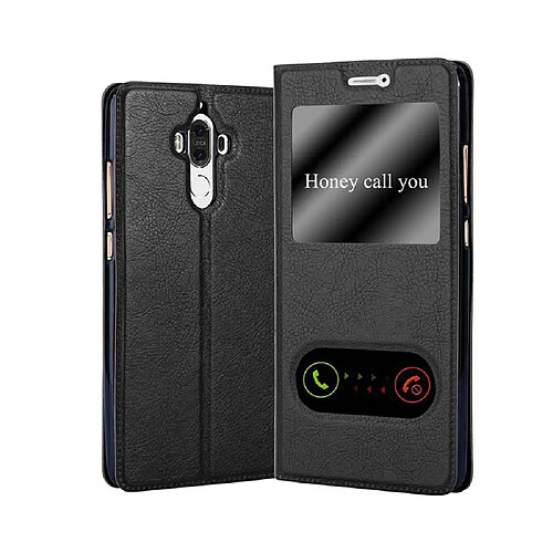 Cadorabo Coque Huawei MATE 9 Etui en Noir