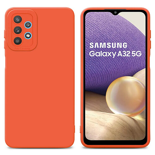 Cadorabo Coque Samsung Galaxy A32 5G Etui en Orange