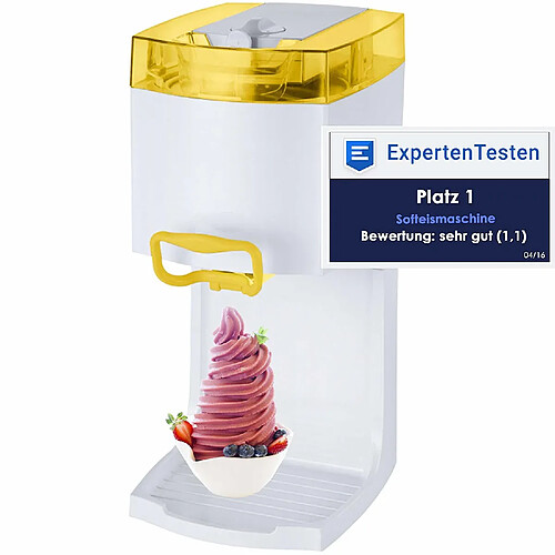 Syntrox Germany sorbetiere machine de crème glacée 4 in 1 jaune