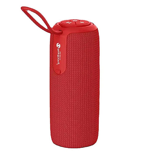 Yonis Enceinte Bluetooth Portable 10W Stéréo Sans Fil Support Carte TF FM