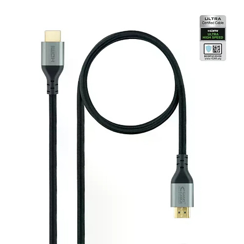 Câble Hdmi V2.1 Ultra Haut Débit Nanocable Usb-A M/M 3M Noir