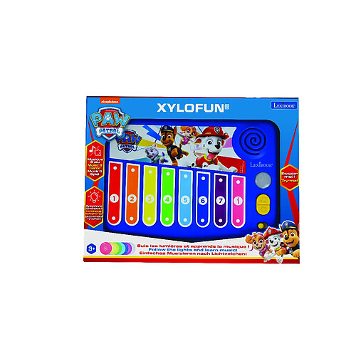 Lexibook XYLO-FUN Xylophone Pat' Patrouille avec Apprentissage Lumineux de la Musique