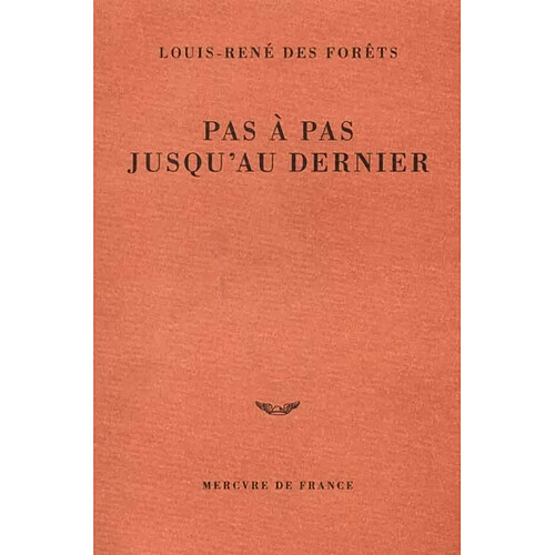 Pas à pas jusqu'au dernier · Occasion