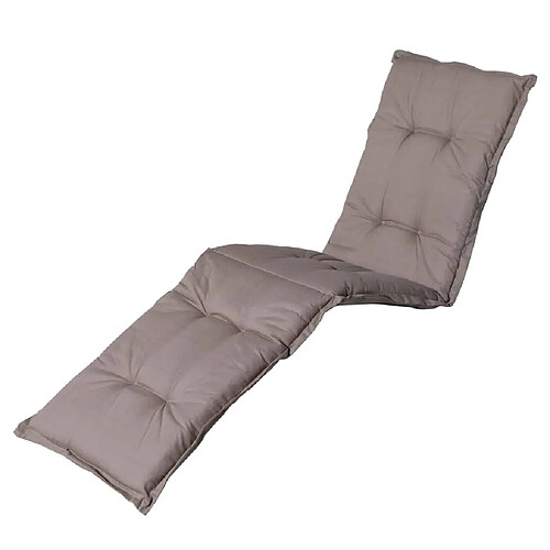 Madison Coussin de chaise longue Basic 200x60 cm taupe