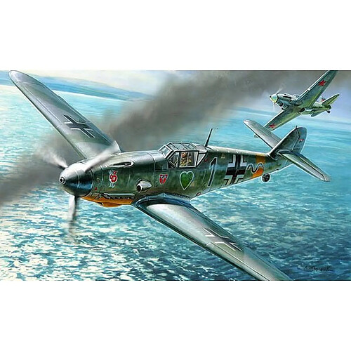 Zvezda Maquette avion : Messerschmitt Bf-109 F4