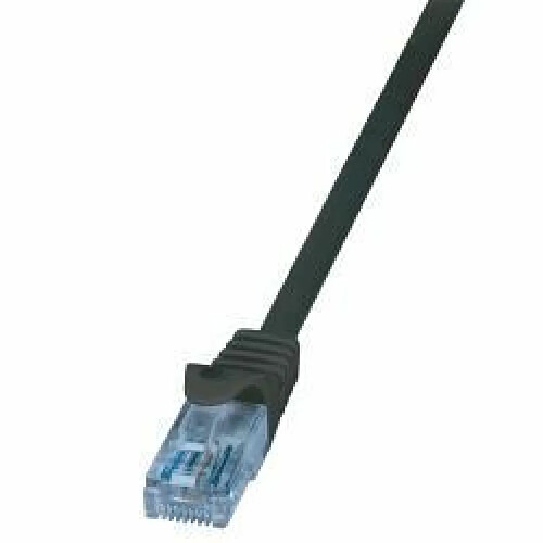 LogiLink CP3083U 7.5m Cat6a U/UTP (UTP) Noir câble de réseau (LOGILINK - Patch Cable Cat.6A 10GE Home U/UTP EconLine black 7,50m)