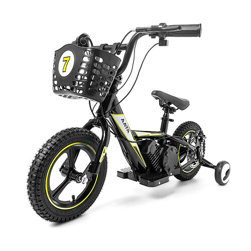 Ataa Vélo électrique enfant Mini E-Bike Sparkid12 Jaune