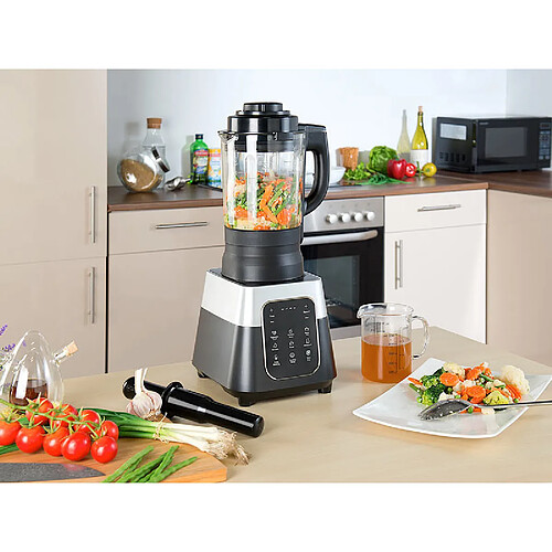 Rosenstein & Sohne Mixeur professionnel tactile 1,75 L / 1500 W / 26000 tr/min avec fonction chauffante BR-1850.w