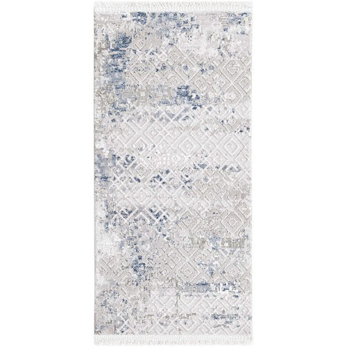 Hadorn Tapis 185x62 Bleu Davos Fusion