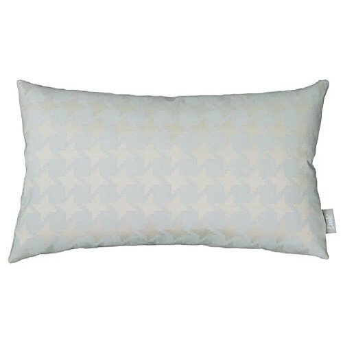 Linne 563003 Houndstooth Enveloppe de Coussin Polyester/Polyacrylique Blanc