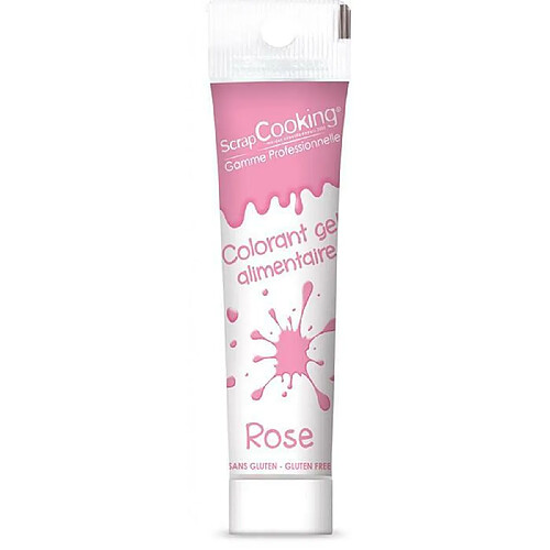 Scrapcooking Gel colorant alimentaire rose 20 g