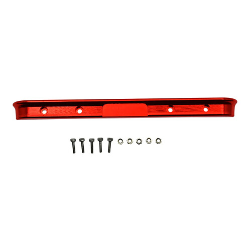 Pare-chocs Arrière En Métal RC Pour Accessoire De Véhicule De Voiture Sur Chenilles Axial SCX24 1/24 RC Rouge