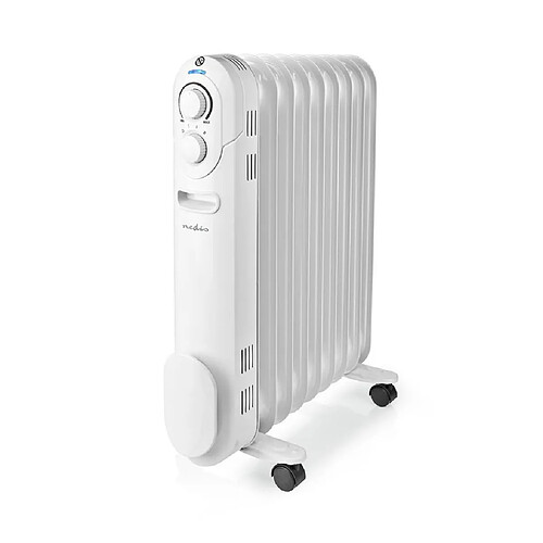 Alpexe Radiateur à Huile Mobile | 2 000 W | Blanc