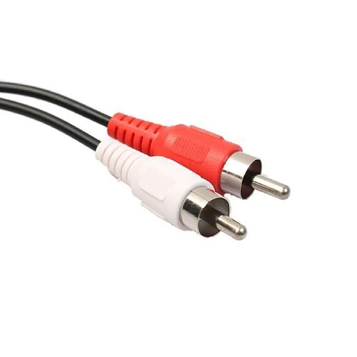 HY 3,5 mm stéréo 1-8 femelle à 2 RCA mâle Jack Adaptateur AUX Audio Splitter Cable - HYBHY1230A4868