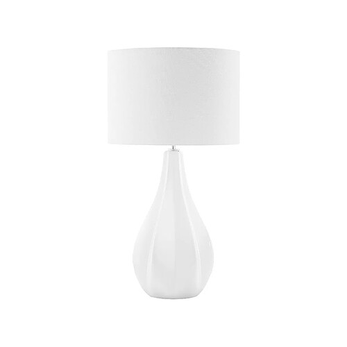 Beliani Lampe à poser beige clair SANTEE