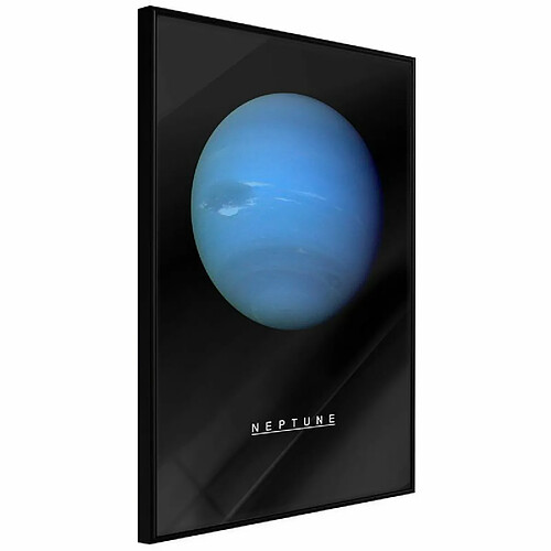 Paris Prix Affiche Murale Encadrée The Solar System Neptun 40 x 60 cm Noir