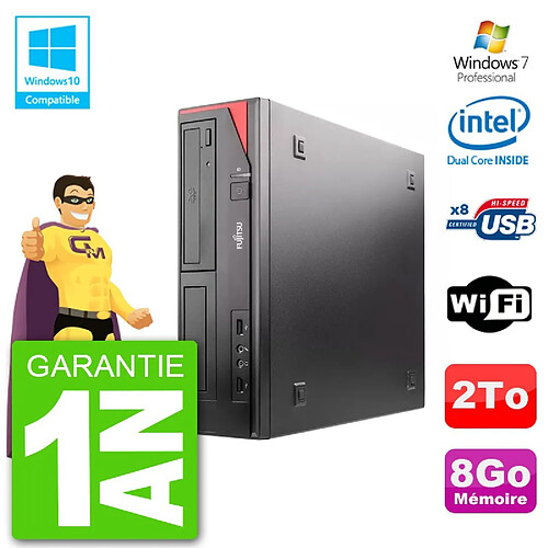 PC Fujitsu Esprimo E520 DT G3220 RAM 8Go Disque 2To Graveur DVD Wifi W7 · Occasion