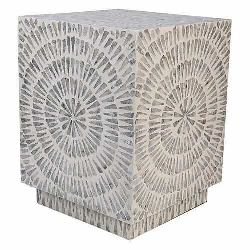 Tabouret Alexandra House Living Gris Bois MDF 35 x 45 x 35 cm