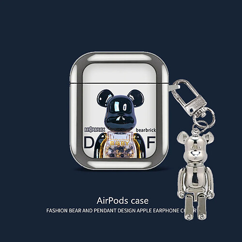 GUPBOO Airpods Coque Housse Étui Protecteur Compatible pour AirPods 3-personnalité de poupée ours dessin animé