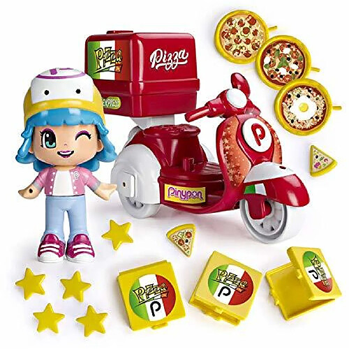 Pinypon Pizzeria Moto with 1 Figure Multi-Colour (Famous is 700014911)