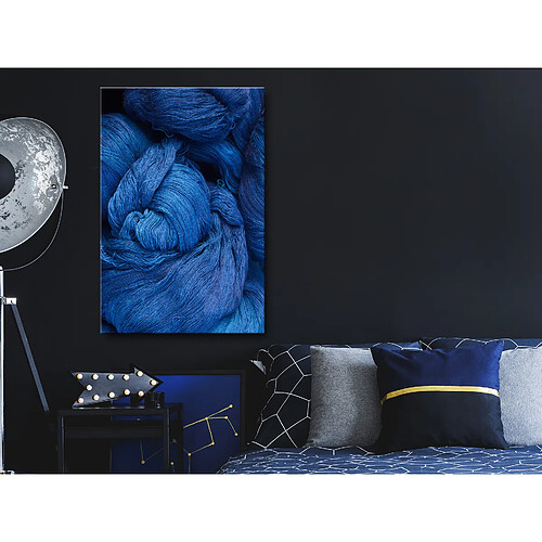 Artgeist Tableau - Blue Worsted (1 Part) Vertical [20x30]