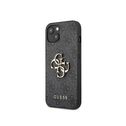 Guess Maroquinerie Guess Coque pour Apple iPhone 13 Mini PU 4G Big Gris