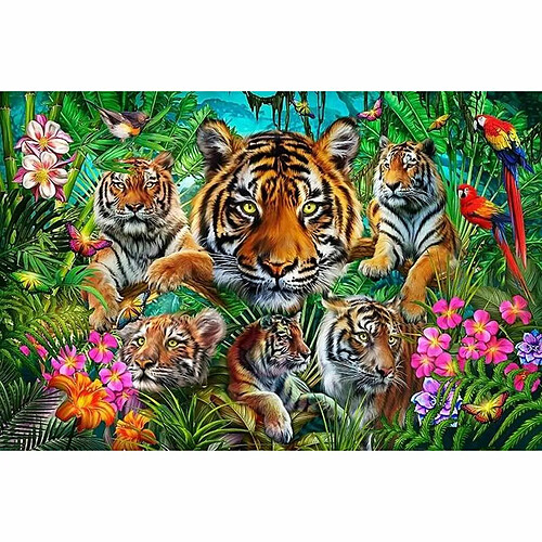 Educa Borras Puzzle Educa Tiger jungle 500 Pièces