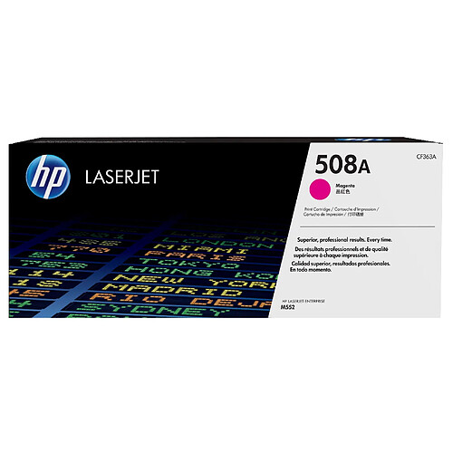 HP 508A toner LaserJet Magenta authentique