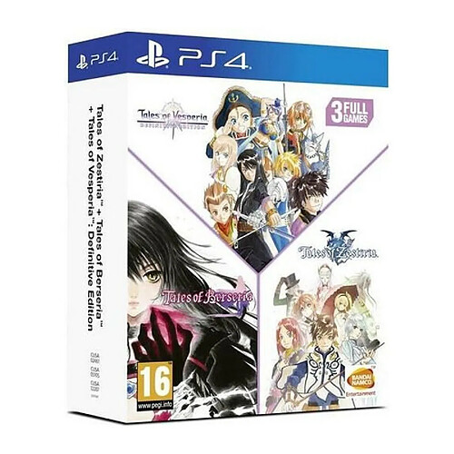 BANDAI NAMCO ENTERTAINMENT Trilogie Tales of Vesperia et Zestiria et Berseria