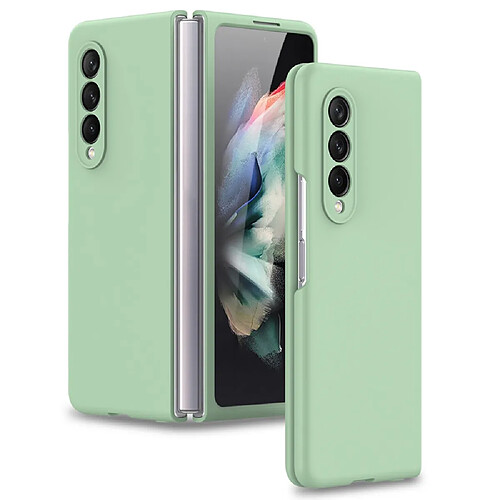 Coque en silicone GKK très mince vert clair pour votre Samsung Galaxy Z Fold3 5G