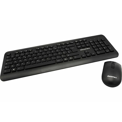 Dacomex Pack 2en1 (Clavier/Souris) KM500-W (Noir)