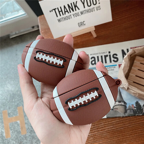 GUPBOO Airpods Coque Housse Étui Protecteur Compatible pour AirPods1/2-personnalité du football