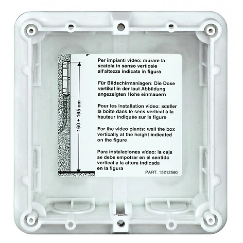 bticino sfera new - boite d'encastrement - 1 module