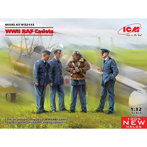 Icm Figurine Mignature Wwii Raf Cadets