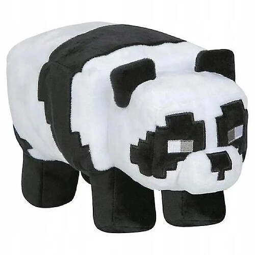 Universal Minecraft panda peluche mascotte photo steve(Le noir)