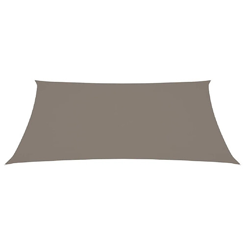 Maison Chic Voile d'ombrage | Voile de parasol | Toile d'ombrage tissu oxford rectangulaire 2x3 m taupe -MN63459