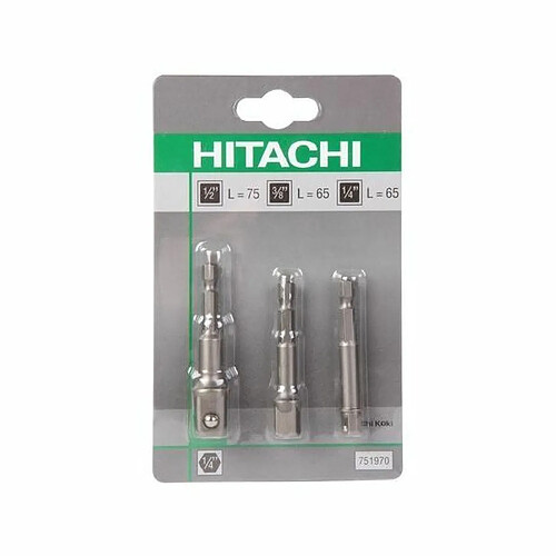 Hitachi Adapter Sechskant auf 1/4,1/2,3/8''