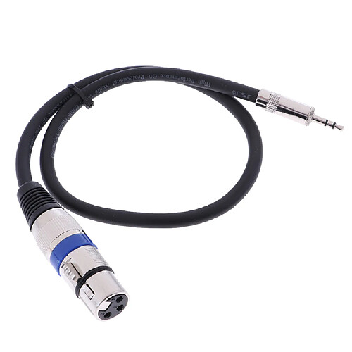 xlr asymétrique femelle à 3.5mm micro câble aux cordon audio 200cm