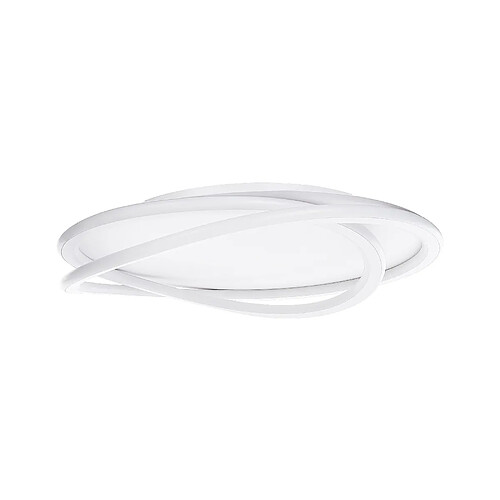 Beliani Plafonnier LED blanc LEYLAN