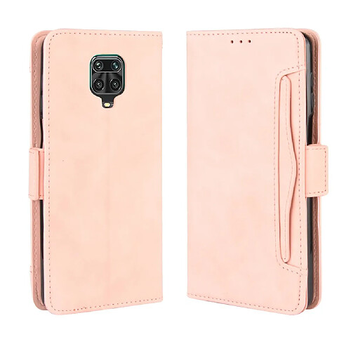 Etui en PU rose pour votre Xiaomi Redmi Note 9 Pro/Pro Max/Note 9S