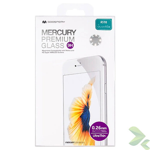 Mercury Premium Glass - Protecteur d'écran en verre trempé 9H pour Samsung Galaxy A5 (2016)