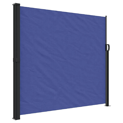 Maison Chic Auvent latéral rétractable | Store latéral | Brise-vue latéral bleu 180x500 cm -GKD22041