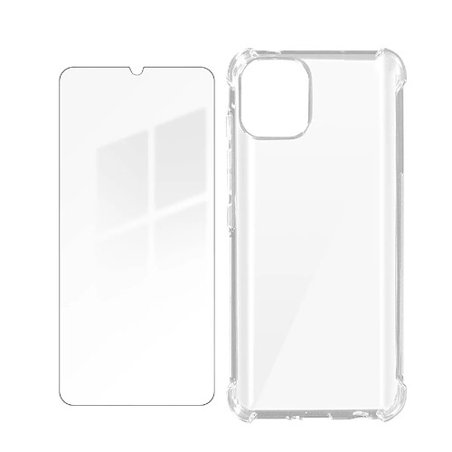 Avizar Pack Protection Redmi A1 et A2 Coque + Verre Trempé Transparent