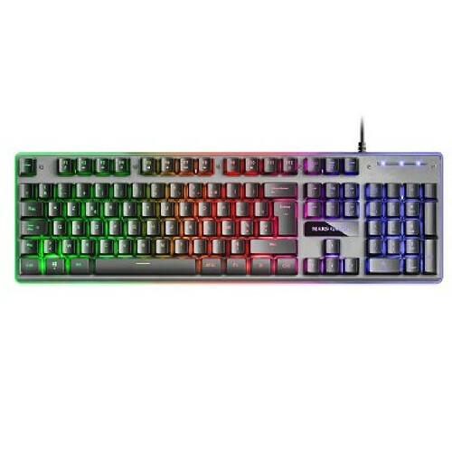 Mars Gaming MK220FR clavier USB Français Noir, Gris