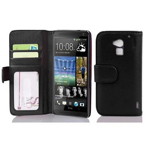 Cadorabo Coque HTC ONE MAX T6 Etui en Noir