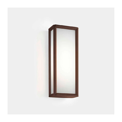 Leds C4 Lanterne de jardin Skat Polycarbonate,aluminium blanc,marron 1 ampoule 50cm