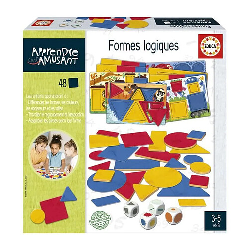 Educa Borras FORMES LOGIQUES - Jeu éducatif